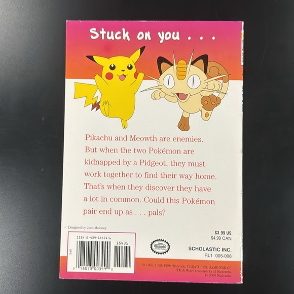 Pokémon Junior #5: Two of a Kind - Scholastic Paperback Novel - Picture 2 of 7